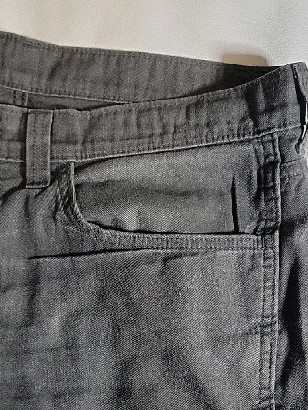 Levi's 511 Slim Straight Jeans Men's 34x30 Black Grey Faded Wash Denim